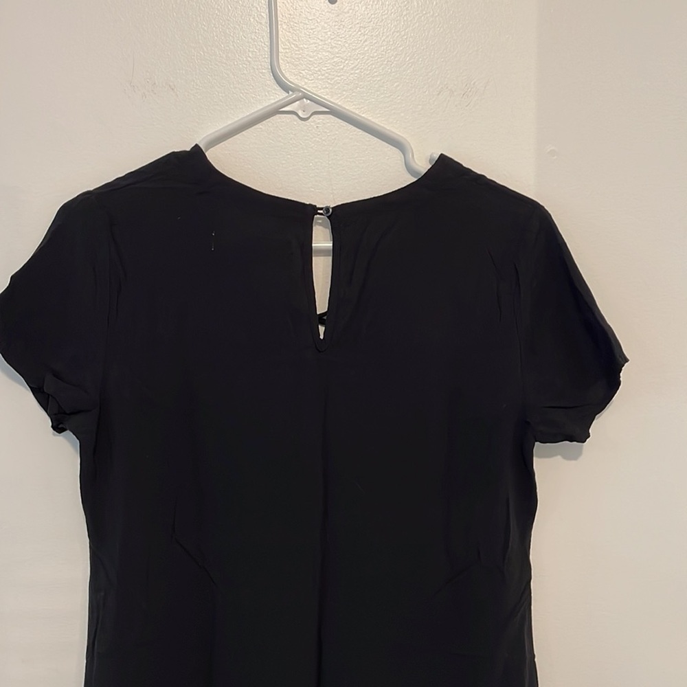 Abercrombie & Fitch black lace up tshirt dress small - Picture 5 of 5